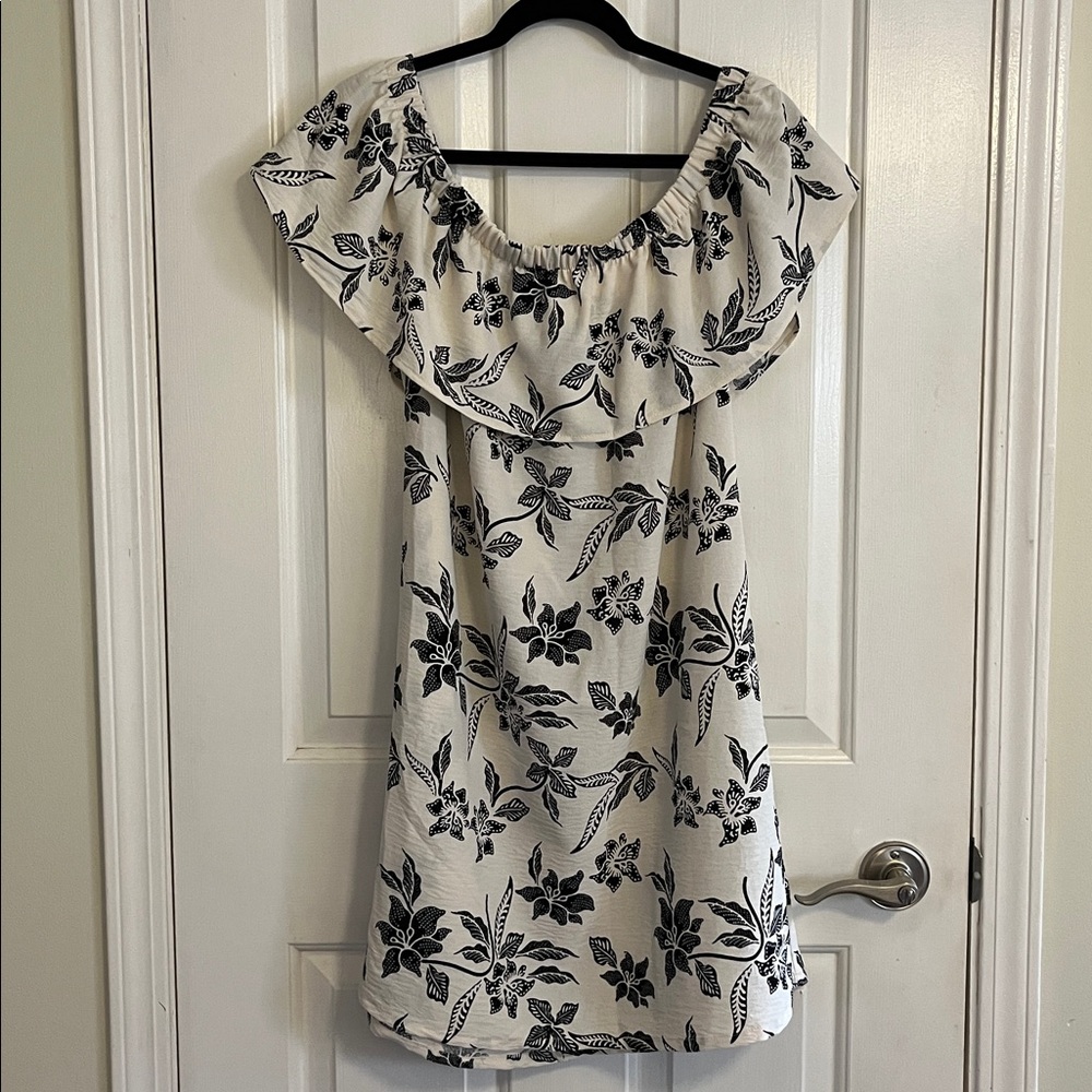 5 for $25 Floral Off-Shoulder Dress